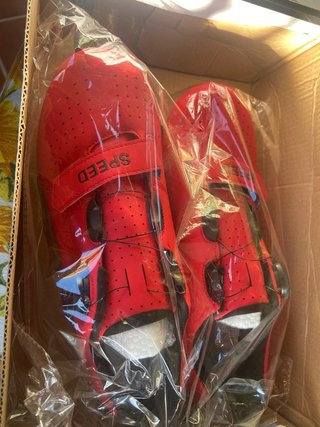 Zapatos Ciclismo SPEED Rojos