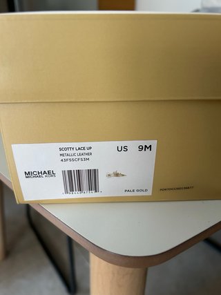 Zapatillas Michael Kors Doradas