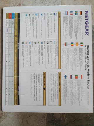 Netgear D6200 DSL Modem Router