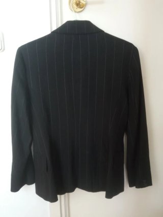 Americana Zara WOMAN rayas negra