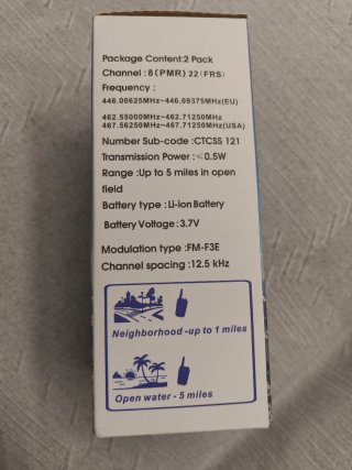 Pack 2 Walkie Talkies MaxTalker MT10