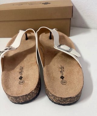 Sandali infradito donna bianchi tg 40 nuovo