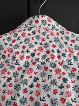 Camisa Caballero Manga Larga Estampada XL