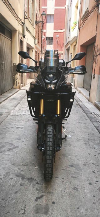 Voge 800 Rally Negra y Dorada