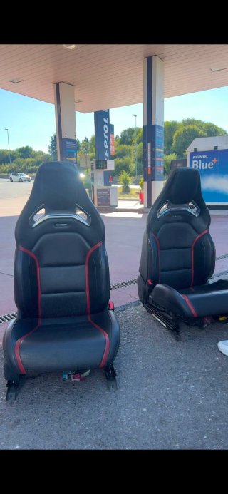 Asientos Backets Mercedes AMG Calefactables