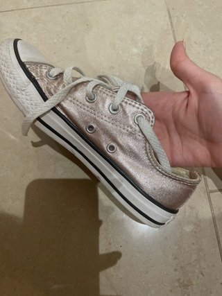 Converse Rosa Metalizado Talla 34