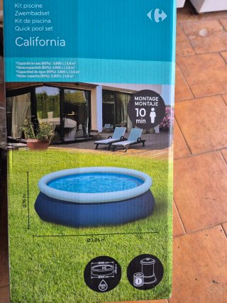 Piscina Hinchable California 3.800L
