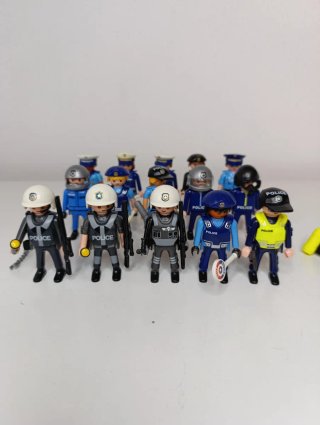 Lote Playmobil Policías