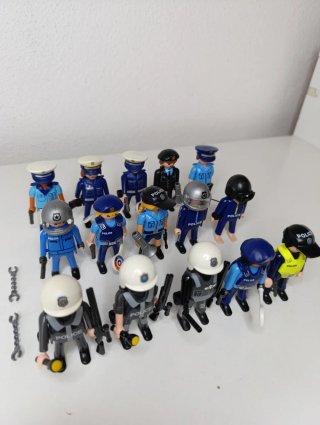 Lote Playmobil Policías
