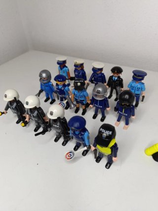 Lote Playmobil Policías