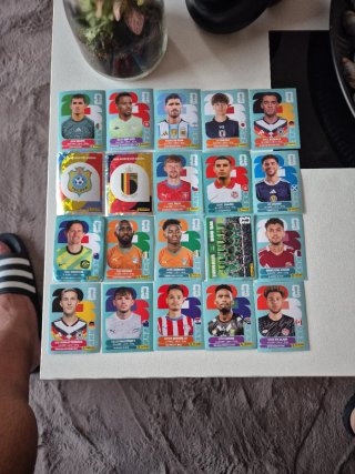 20 cromos Panini Mundial 2026