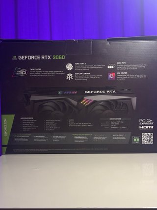 MSI RTX 3060 Gaming X 12GB – 2 años de uso