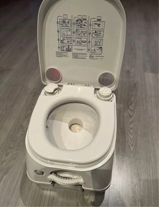WC Dometic Portátil, usado con bolsa como wc seco