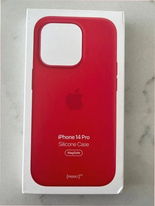 Funda iPhone 14 Pro Silicona MagSafe Roja