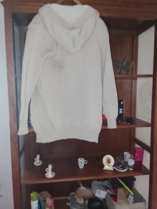 Casaco de malha com capuz R&D