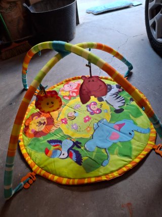 Manta de juego para bebé con arcos