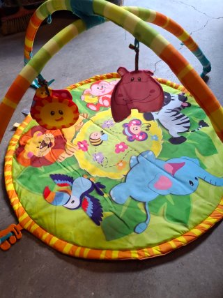 Manta de juego para bebé con arcos
