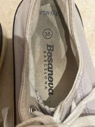 Estilo converse lila pastel bajas
