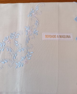 Juego de sábanas bordadas Vintage Terlenka