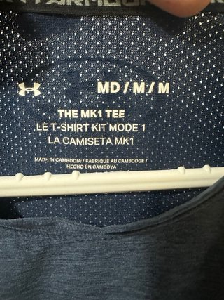 Camiseta Under Armour Azul Talla M