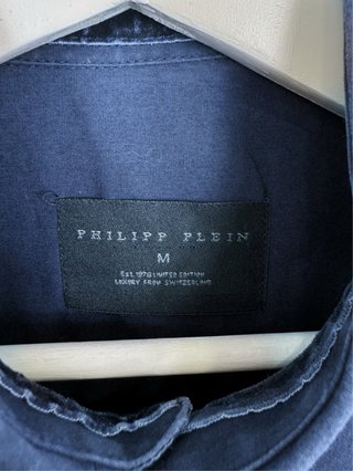 Camisa Philipp Plein Clásica Manga Larga Premium