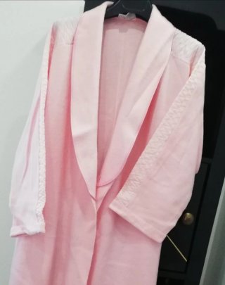 Vestaglia Claudette rosa vintage con scatola