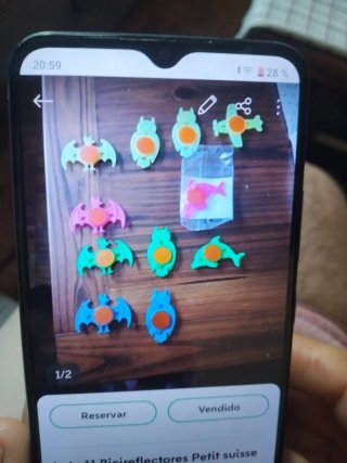 Lote: Bicis reflectores, bolígrafos, Yoplait, Joro