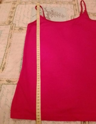 Camiseta tirantes vintage roja