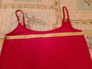 Camiseta tirantes vintage roja