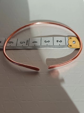 Pulsera de cobre minimalista