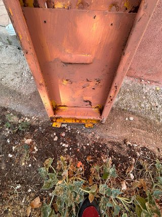 Panel metálico encofrado (Tabla andamio)