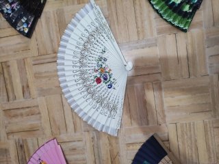 Abanicos Decorados lote de 5
