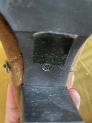 Botines Fosco Piel Serraje Marrón Talla 38