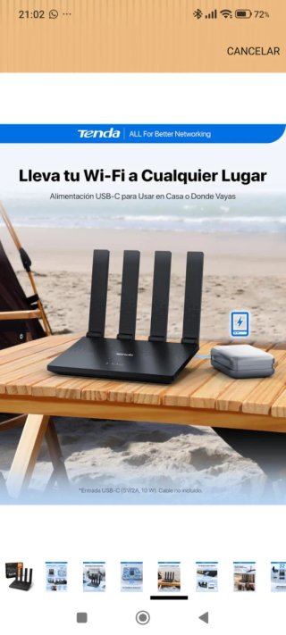Router Tenda 4G LTE N300 Wi-Fi