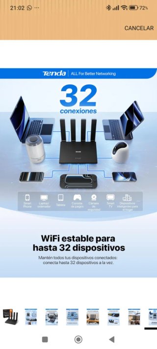 Router Tenda 4G LTE N300 Wi-Fi