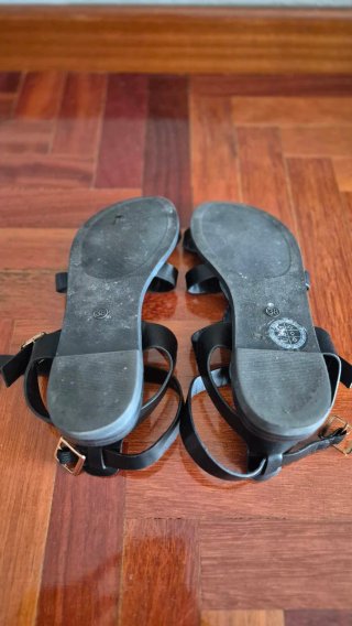 Sandalias negras mujer talla 38