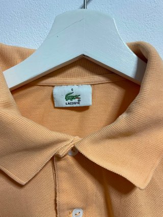 Polo Lacoste originale color pesca taglia XL
