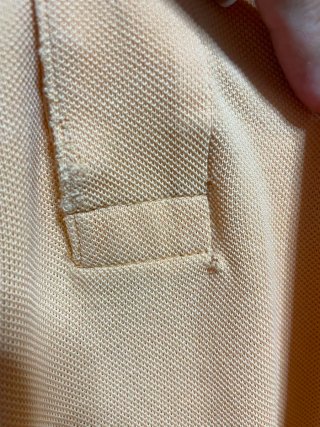 Polo Lacoste originale color pesca taglia XL