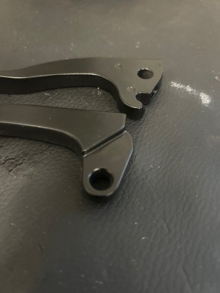Manetas freno y embrague negras moto