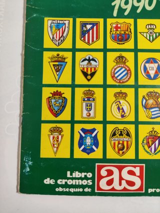 Album de cromos Liga 90-91 AS – Completo – LFP