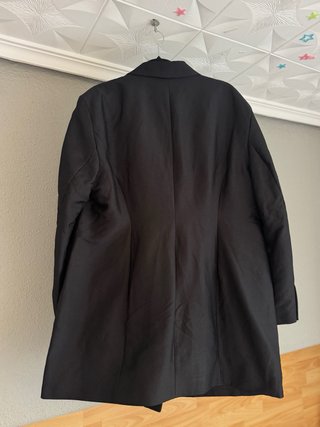 Blazer Largo H&M Negro Talla XL