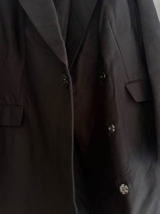 Blazer Largo H&M Negro Talla XL