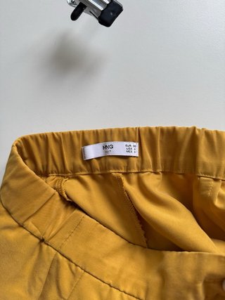 Pantalón Mango Mostaza Talla 36