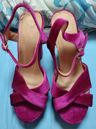 Sandalias de tacón alto con plataforma