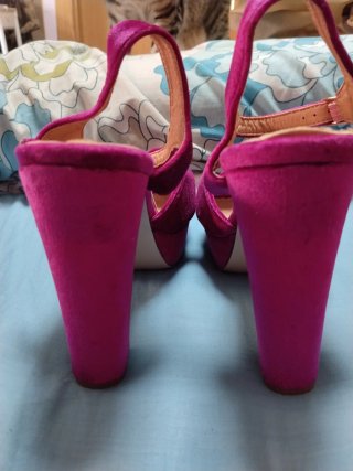 Sandalias de tacón alto con plataforma