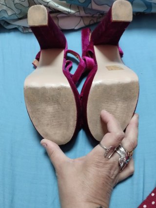 Sandalias de tacón alto con plataforma