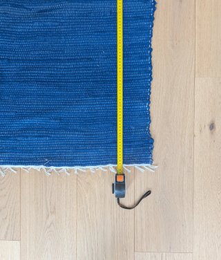 Tappeto Cotone Blu 2m x 1m
