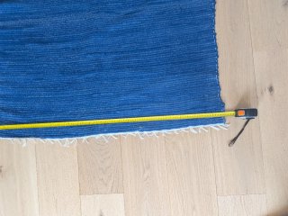 Tappeto Cotone Blu 2m x 1m