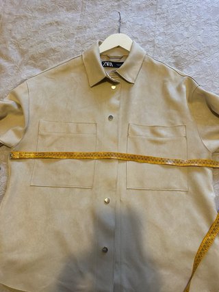Sobrecamisa Zara Beige