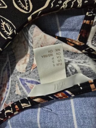 Vestido H&M Talla S Estampado